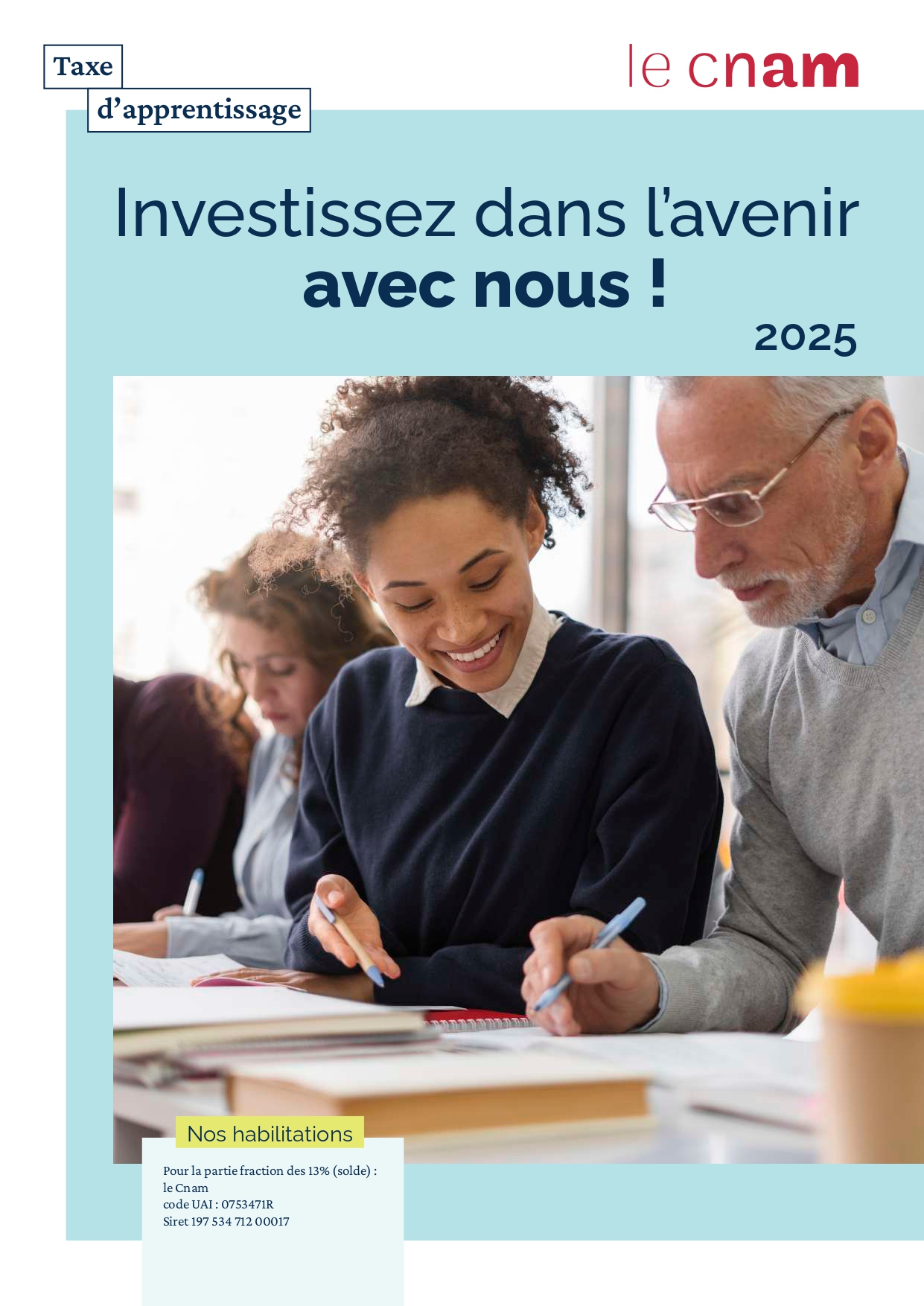 Téléchargez la plaquette de la taxe d'apprentissage 2025